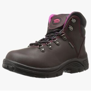 Avenger Boots: Women's A7125 Brown Waterproof EH Steel Toe Slip-Resistant Boots